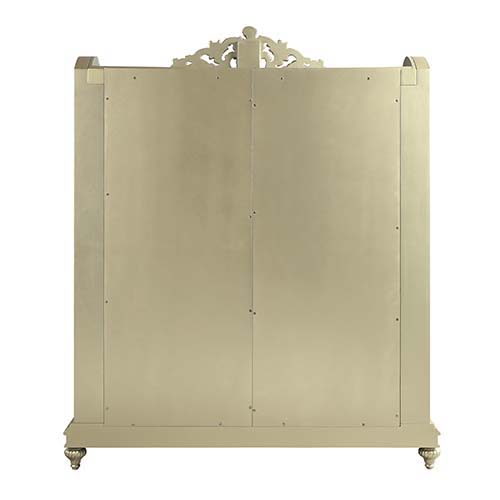 Vatican - Curio - Champagne Silver Finish - Atlantic Fine Furniture Inc