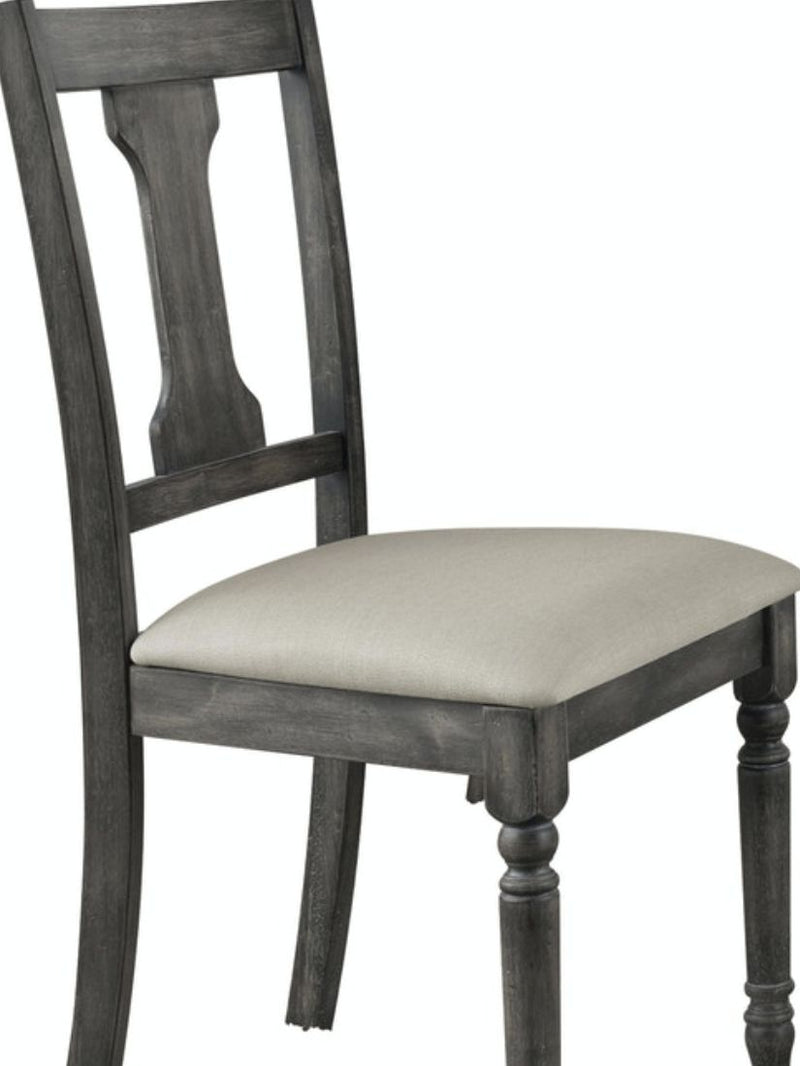 Wallace - Side Chair (Set of 2) - Tan / Weathered Gray