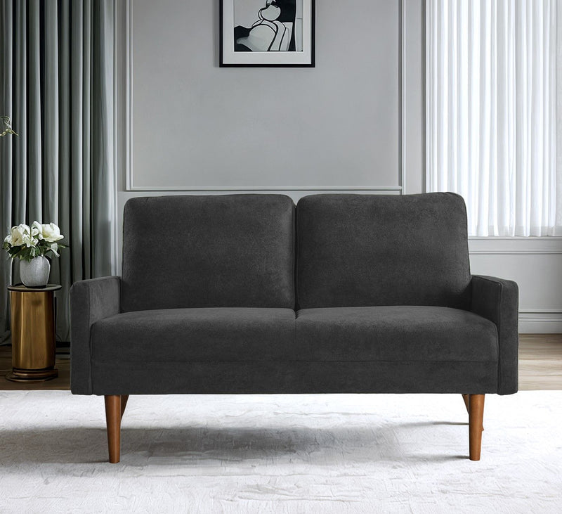 Loveseat Sofa, European Style With Sleek Design, Modern & Vintage Flair, Upholstered 2 Seater Couch