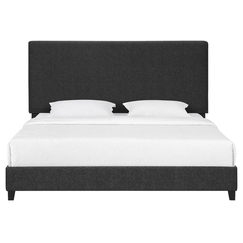 Boucle Upholstered Platform Bed