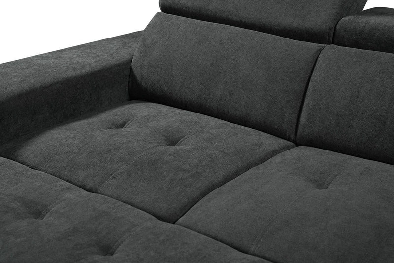 Henrik - Sleeper Sectional Sofa With Storage Ottoman And 2 Stools