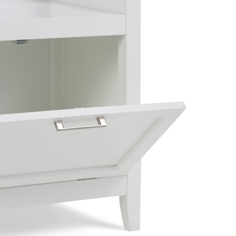 Avington - Storage Hamper Bench - Pure White