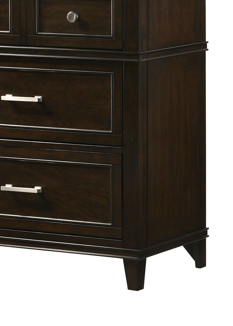 Merlot - 6 Drawer Dresser - Mahogany