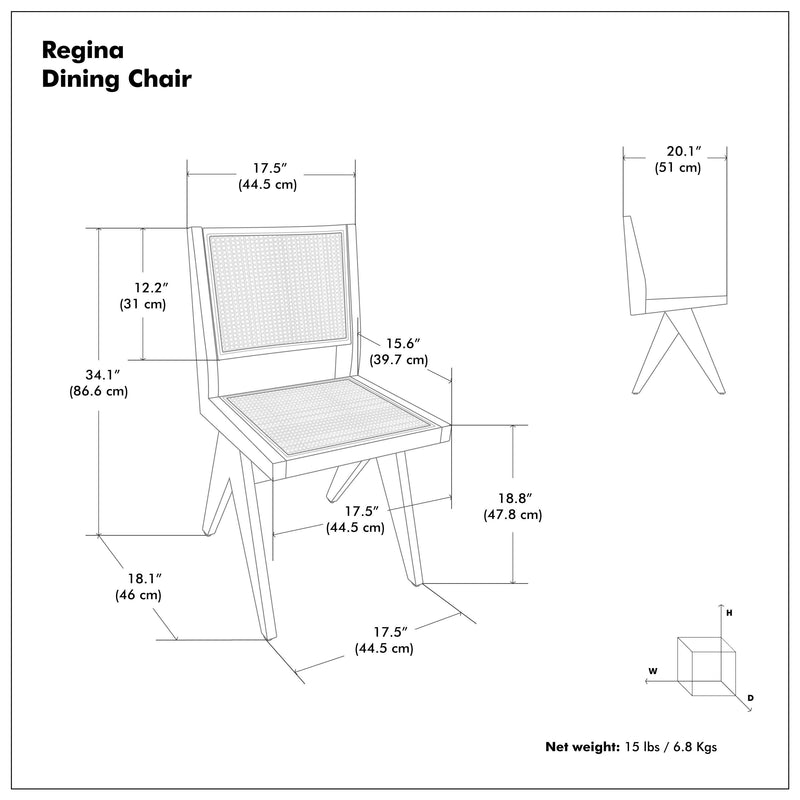 Regina - Handcrafted Dining Chair (Set of 2)