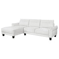 Caspian - Upholstered Curved Arm Chaise Sectional Sofa