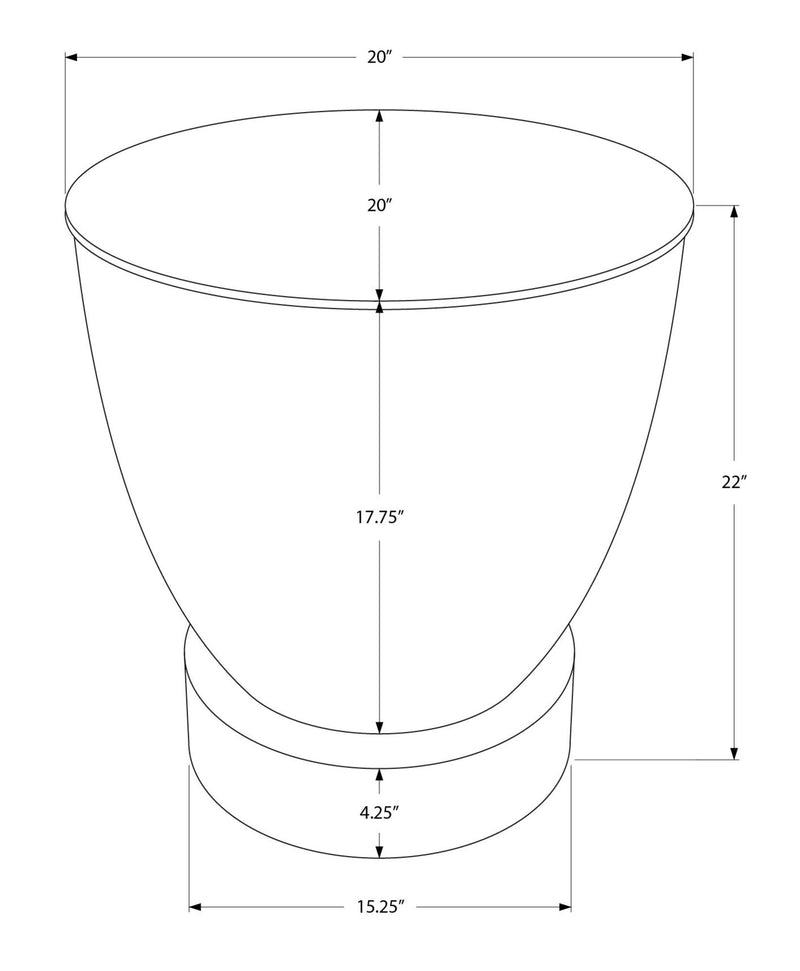 Drum Accent Side Table, Contemporary & Modern Design