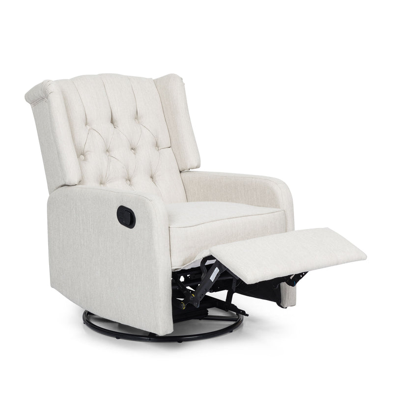 Classic Design, Manual Recliner Chair With 360 Degree Swivel