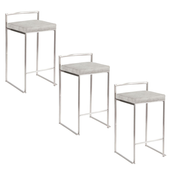 Fuji - Elegant Design Contemporary Stackable Counter Stool