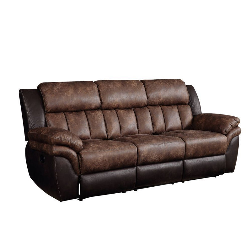 Jaylen - Sofa - Toffee & Espresso Polished Microfiber