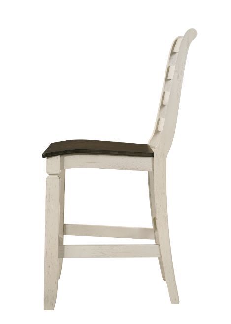 Tasnim - Counter Height Chair (Set of 2) - Oak & Antique White Finish