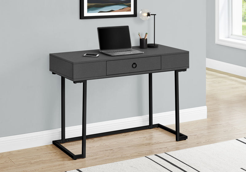 Computer Desk For Home Office, Glossy, Storage Drawer