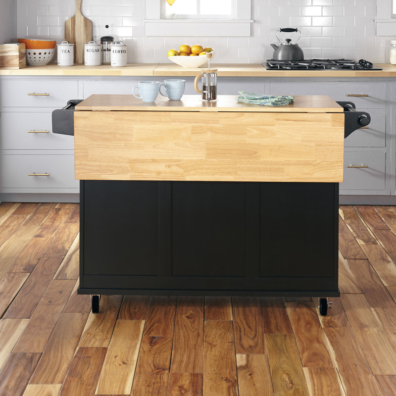 Blanche - Kitchen Cart - Solid Wood Top