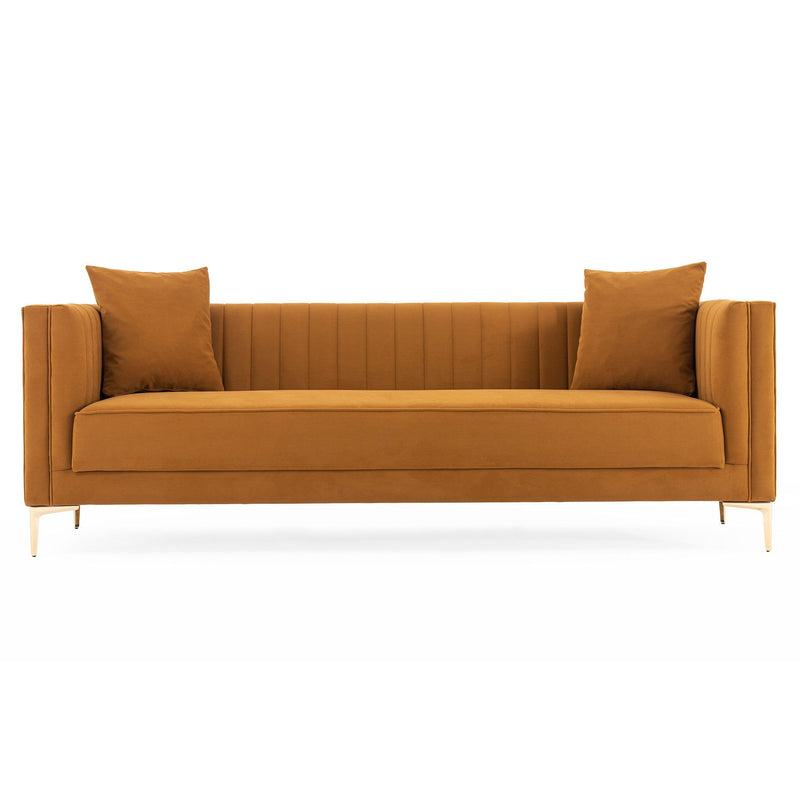 Angelina - Modern Design Channel Tufted Sofa