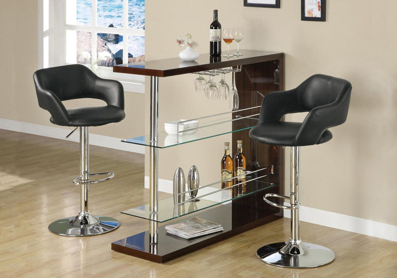 Bar Stool, Swivel, Adjustable Height, Contemporary, Modern