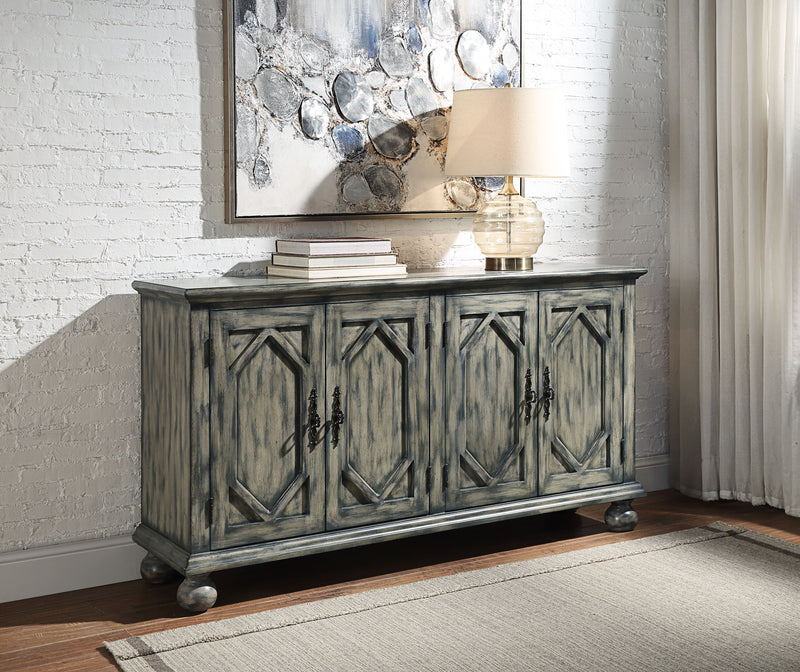 Pavan - Accent Table - Rustic Gray - Atlantic Fine Furniture Inc