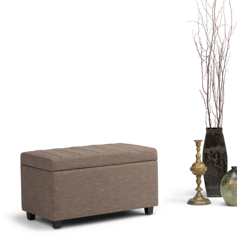 Darcy - Upholstered Storage Ottoman Bench