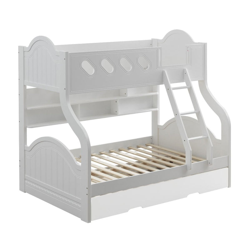 Grover - Twin Over Full Bunk Bed - White