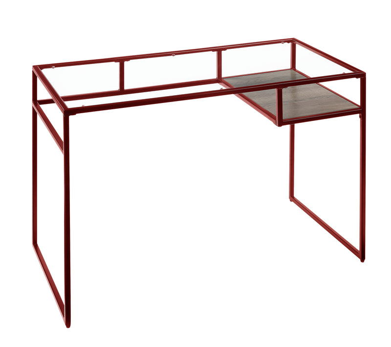 Yasin - Glass Top Writing Desk