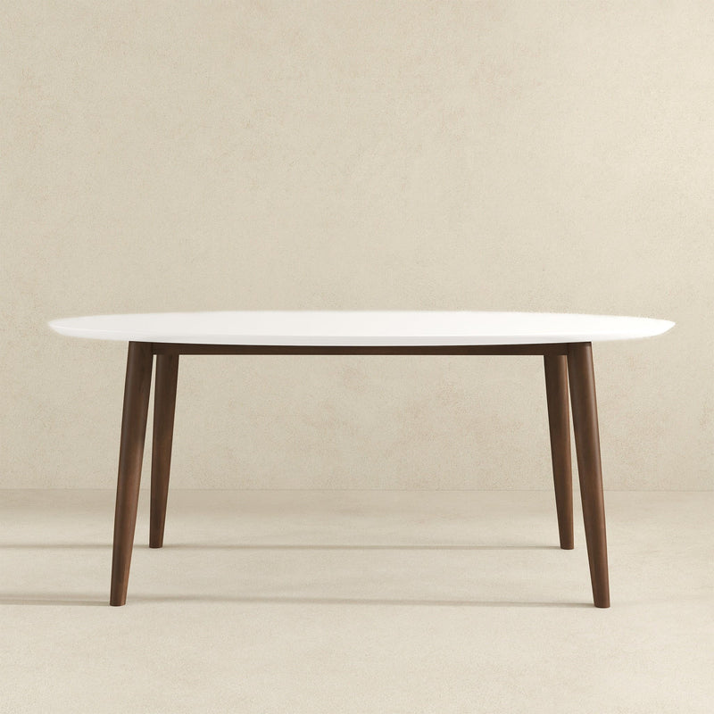 Ada - Mid-Century Modern Style Oval Dining Table