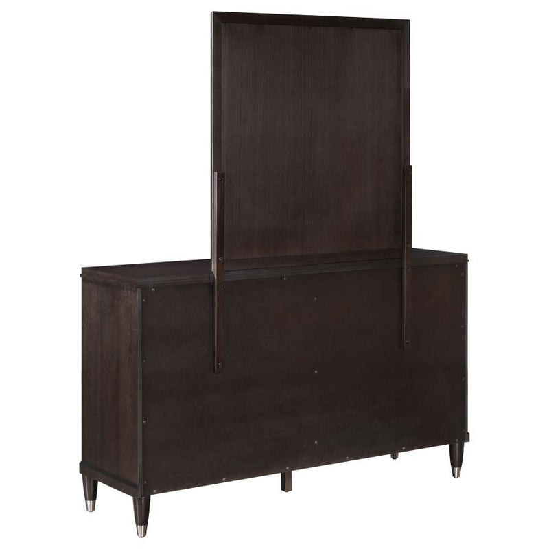 Emberlyn - 6-Drawer Dresser With Mirror - Brown