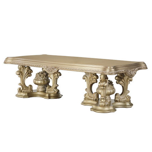 Seville - Dining Table - Gold Finish