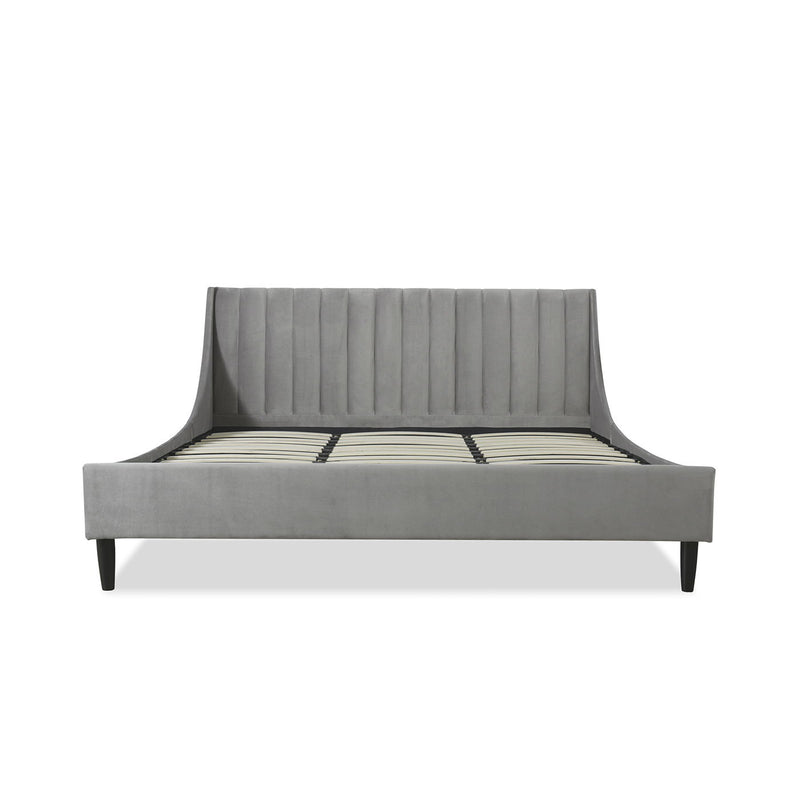 Aspen - Vertical Tufted Modern Headboard Platform Bed Set