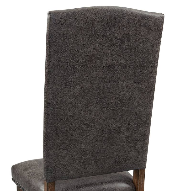 Gramercy - Tufted Tall Back Side Chair (Set of 2) - Chocolate