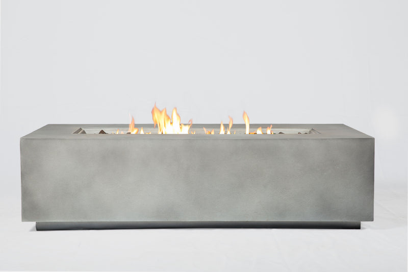 Modern Concrete Design Propane Outdoor Fire Pit Table