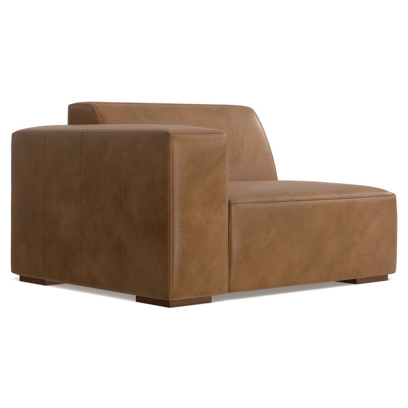 Rex - Left Arm Sofa Module - Brown