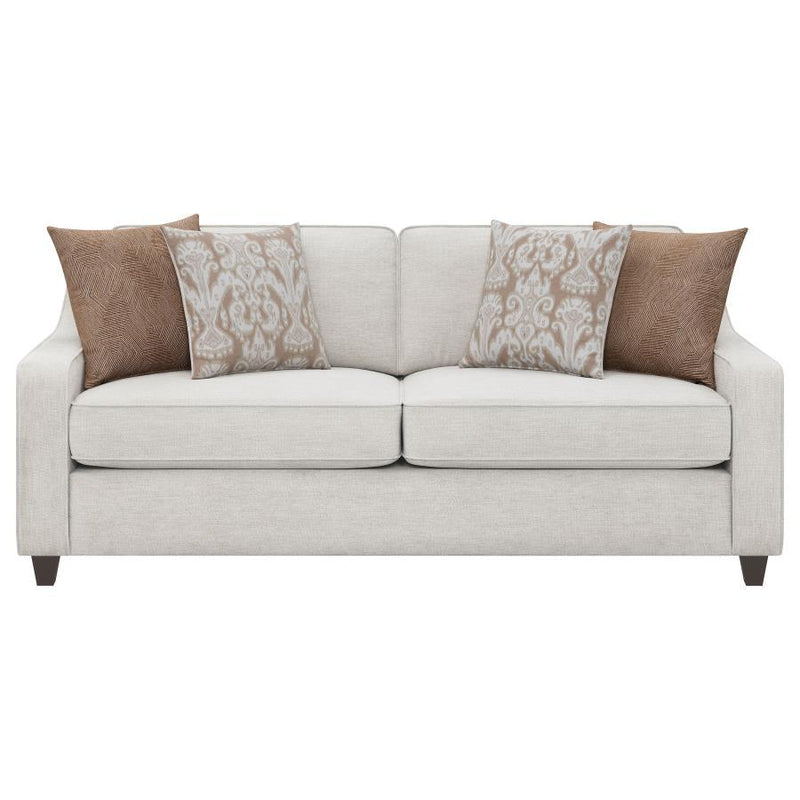 Christine - Upholstered Sloped Arm Sofa Set