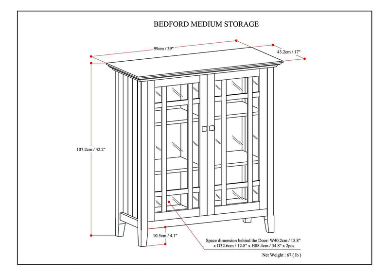 Bedford - Storage Media Cabinet