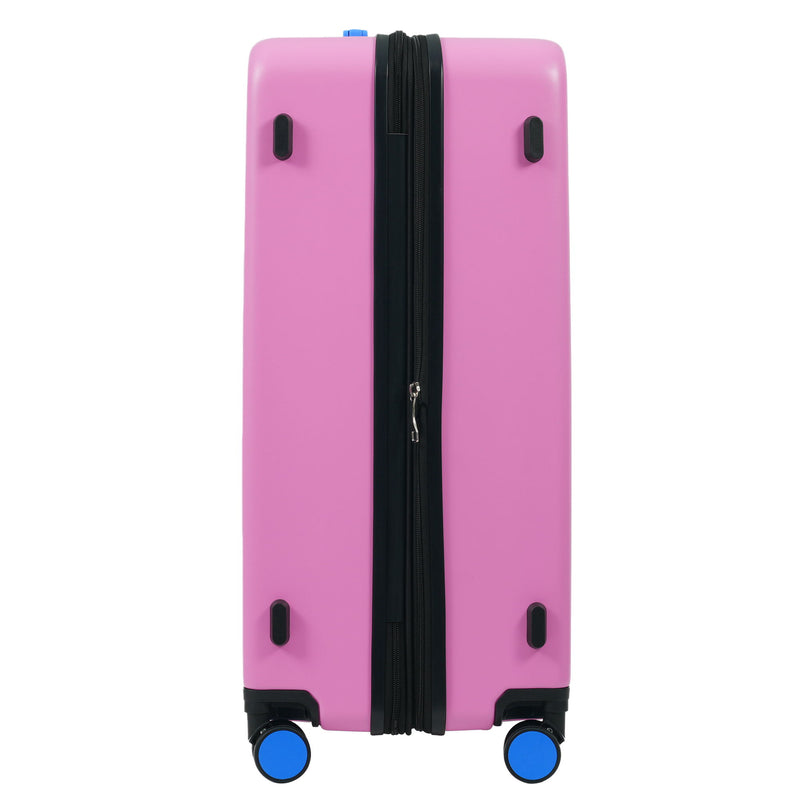 Hardshell Luggage Sets 3 Pieces Contrast Color Suitcase With Spinner Wheels And Tsa Lock 20" 24" 28" Available