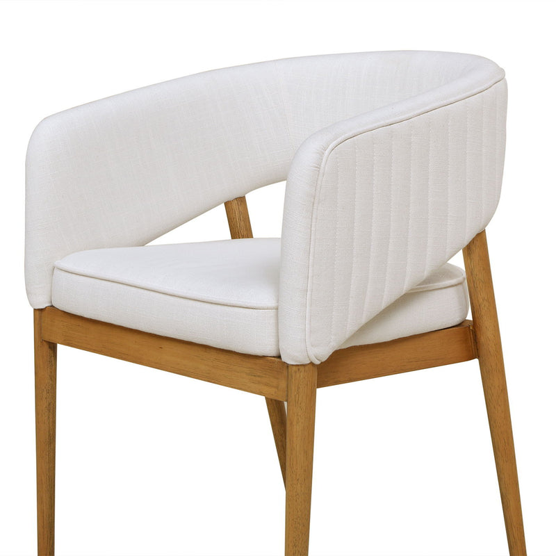 Mirah - Modern Open Barrel Dining Chair