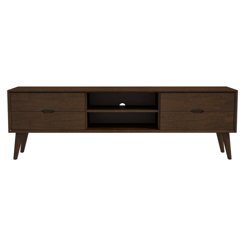 Adrian - TV Stand - Walnut Brown