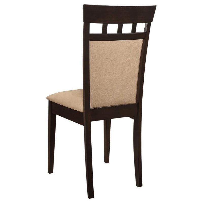 Gabriel - Closed BackSide Chairs (Set of 2) - Cappuccino - Atlantic Fine Furniture Inc