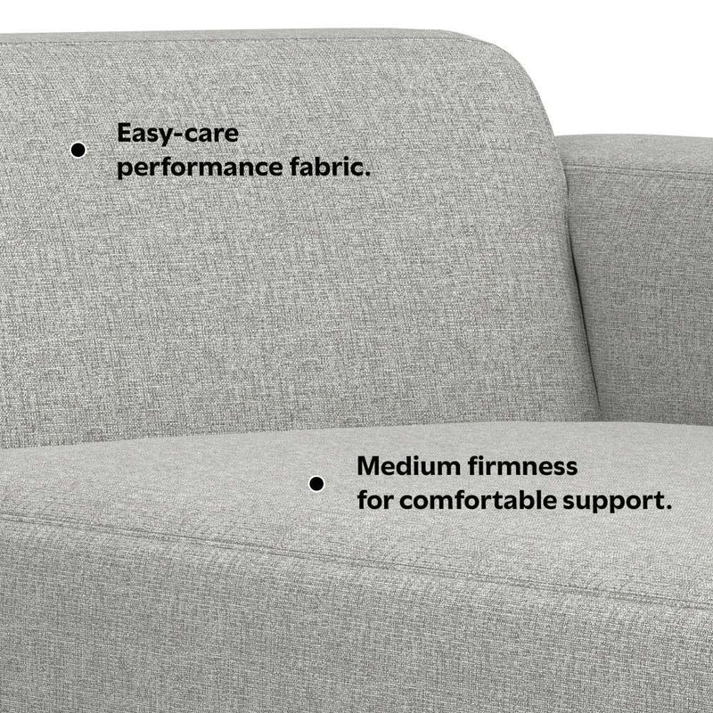 Rex - Right Chaise Sofa Module - Gray