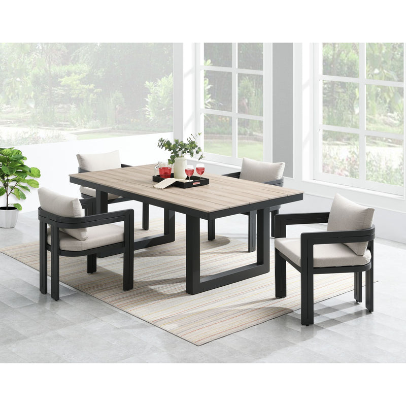 Costa - Dining Table - Black And Tan