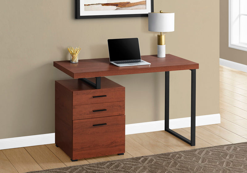 Computer Desk For Home Office, Laptop, Left, Right Set - Up, Storage Drawers