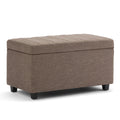 Darcy - Upholstered Storage Ottoman Bench