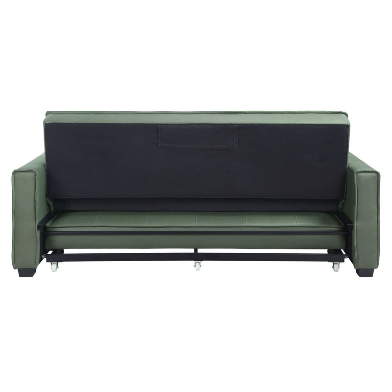 Octavio - Adjustable Sofa With 2 Pillows - Green