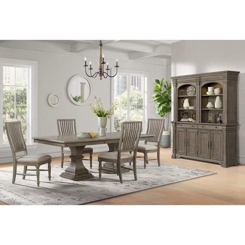 Kings Court - Dining Side Chair (Set of 2) - Gray / Taupe