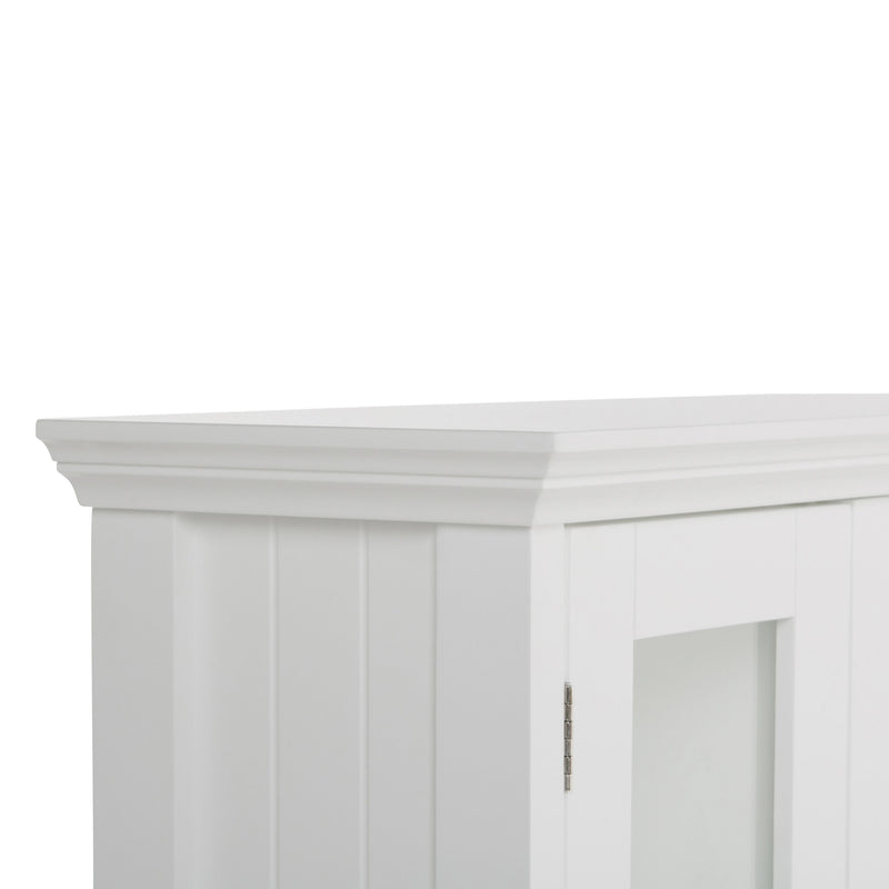 Acadian - Double Door Wall Cabinet - Pure White