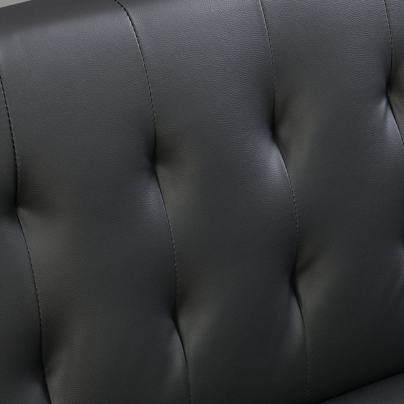 Comfortable Futon Sofa Bed - Black