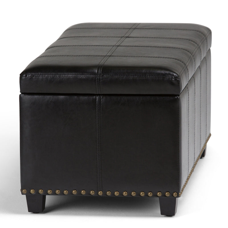 Amelia - Transitional Storage Ottoman Bench