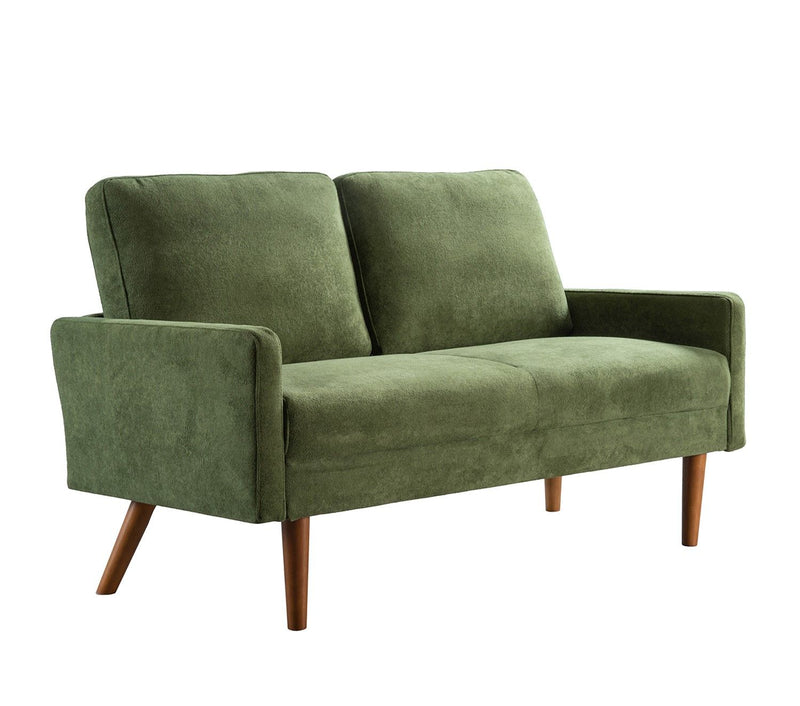 Loveseat Sofa, European Style With Sleek Design, Modern & Vintage Flair, Upholstered 2 Seater Couch