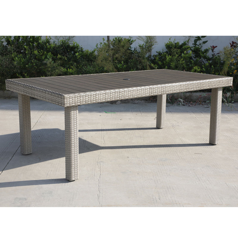 Balcones - Wicker Rectangular Dining Table