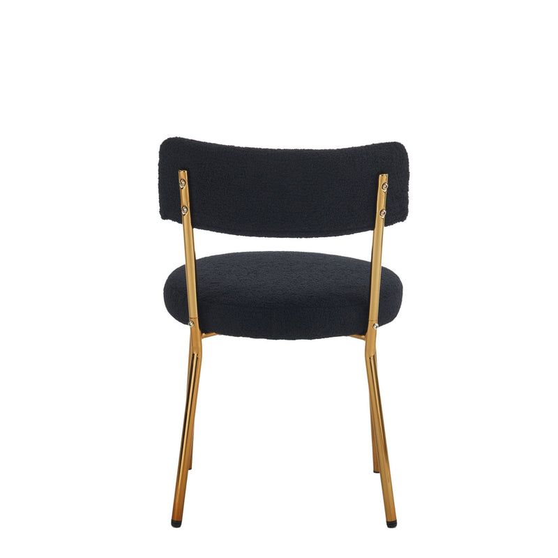 Mid-Century Modern Dining Chairs - Gold Legs