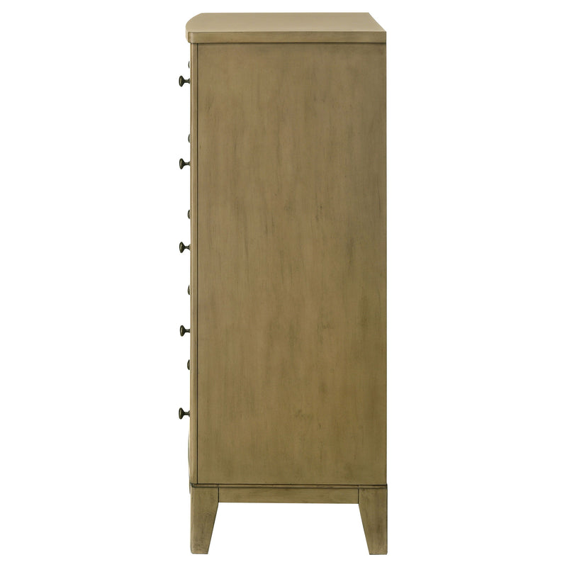 Granada - 5-Drawer Bedroom Chest Of Drawers - Natural Pine