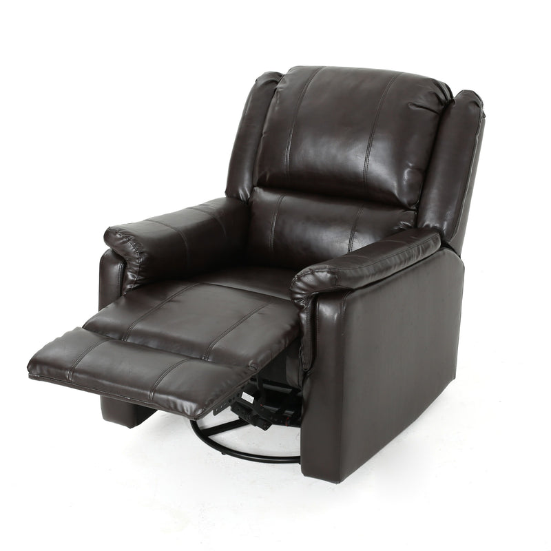 Glider Recliner With Swivel, Manual Reclining Chair