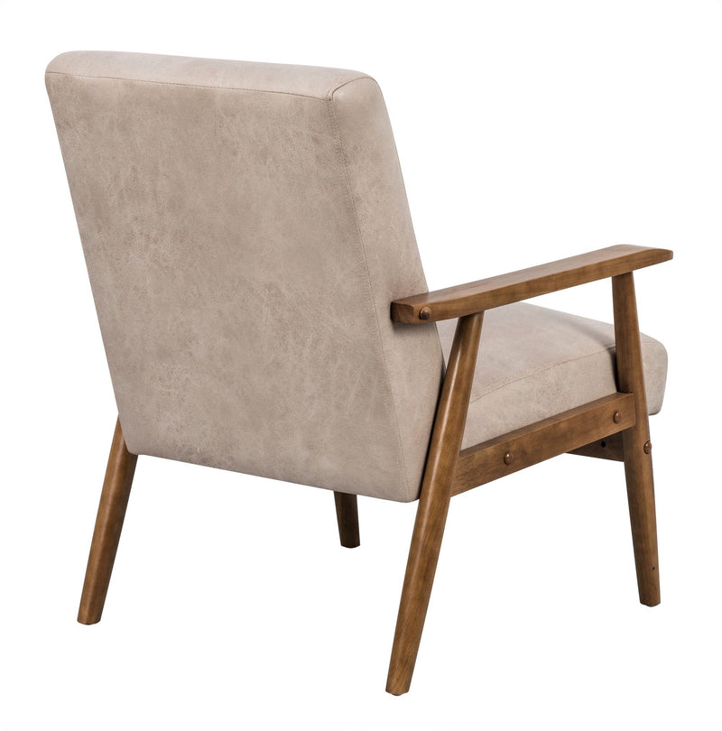 Wide Classic Mid-Century Modern Arm Chair